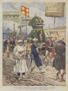 En högtidlig begravning av en fantastisk person, i Peking
