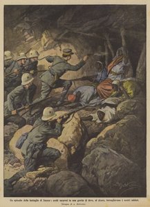 Ett avsnitt av slaget vid Zanzur, araber överraskade i en grotta varifrån, säkert?