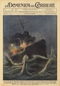 En marin episod av spanska kriget av Achille Beltrame