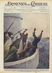 En muezzin, medan han i gryningen talade från toppen av en minaret nära Zagazig?