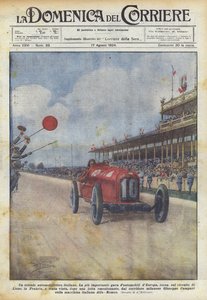 En italiensk biltriumf av Achille Beltrame