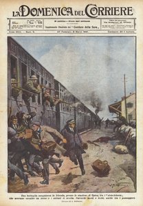 En blodig strid på Irland, vid Upton station, mellan sinn-feiner de hade?