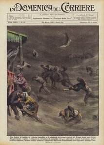 En sandstorm av aldrig tidigare skådad våld drabbade vissa regioner i Texas, i USA
