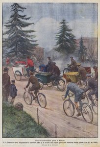 Ett karakteristiskt lopp i Milano