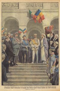 En hjärtlig italiensk-rumänsk demonstration