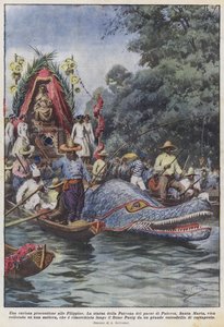 En nyfiken procession till Filippinerna