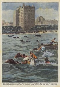 En skicklighetstävling på Chicago Rodeo