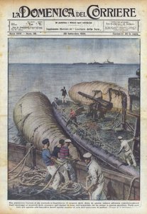 Ett gigantiskt företag görs försök i England, återhämtning av den tyska krigsflottan?