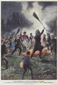 En maskerad som påminner om en legend i Tyskland