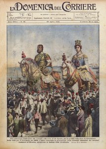 En pittoresk tradition som återuppstår i Messina av Achille Beltrame