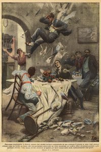 En tragikomisk scen av Achille Beltrame
