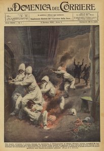 Händde ett tragiskt äventyr Elohnes amatördramatiker under ett mellanspel? av Achille Beltrame