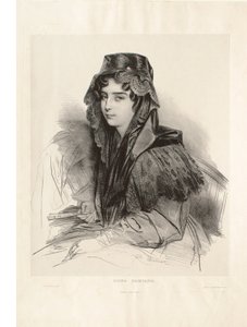 Dona Damiana av Achille Devéria