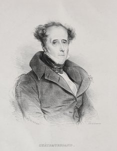 Francois René Auguste Victome de Chateaubriand av Achille Devéria