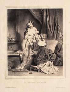 Att lämna badet av Achille Devéria