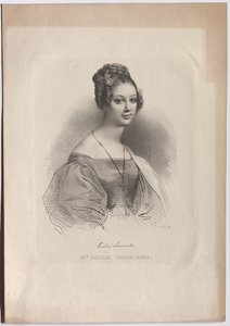 Fröken Emilie Sczaniecka av Achille Devéria