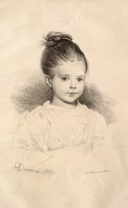 Fröken Marie de Clérambault (Mlle. Marie de Clérambault) av Achille Devéria