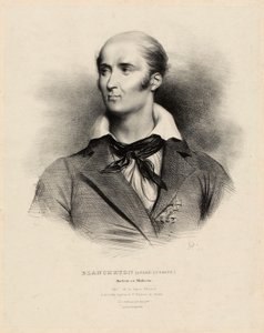 Porträtt av André-Antoine Blancheton av Achille Devéria