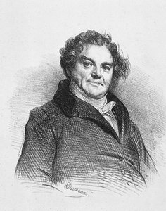 Porträtt av Vidocq av Achille Devéria