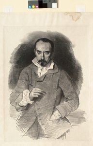Självporträtt av Achille Devéria