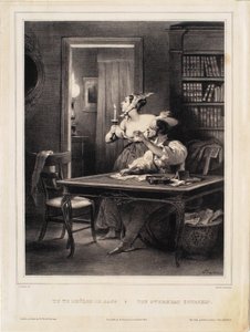 Du hetsar upp dig själv (Du bränner ditt blod!) av Achille Devéria