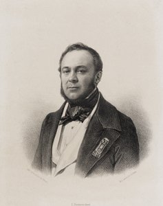 Nationalförsamlingens, folkrepresentanternas galleri - Marie François Joseph Jules André av Achille Devéria