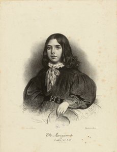 Porträtt av Vito Mangiamele 1827-1897, 1839. av Achille Devéria