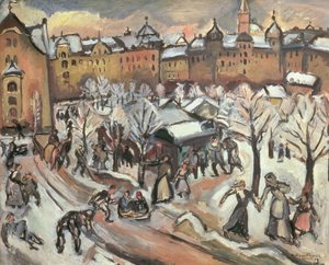 ミュンヘンの雪 av Achille Emile Othon Friesz