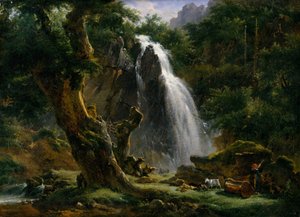 Vattenfall vid Mont-Dore, 1818.