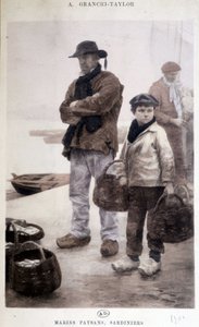 Sardiniska bondseglare av Granchi-Taylor av Achille Granchi-Taylor