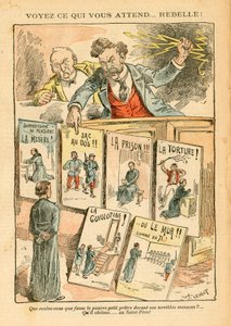 Le Pelerin, Satirisk i färger av Achille Lemot