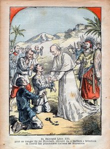Påven Leo XIII (Vincenzo Gioacchino Pecci av Achille Lemot
