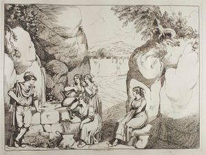 Dräkt från Albano av Achille Pinelli