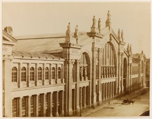 Gard du Nord, Paris, ca 1870-80 (foto) av Achille Quinet