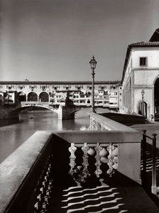 Ponte Vecchio, Florens, Italien, ca 1955 (s/v foto) av Achille Villani