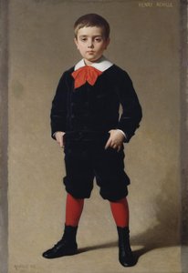 Porträtt av Henri Achille, konstnärens son, 1881