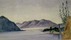 Comosjön, tidig morgon av Ada Dundas