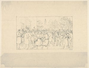Val i Baltimore, november 1862 från Confederate War Etchings, 1861-63.