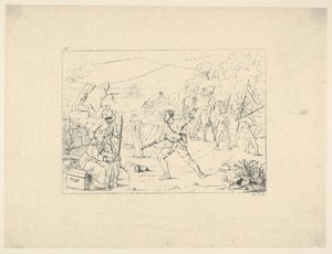 Bildande av gerillaband från konfedererade krigsetsningar, 1861-63. av Adalbert John Volck