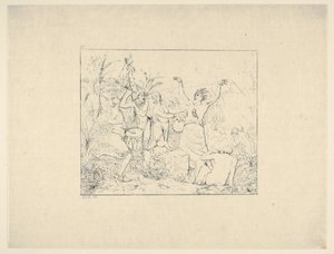 Befria svarta människor i Hayti från Confederate War Etchings, 1861-63. av Adalbert John Volck