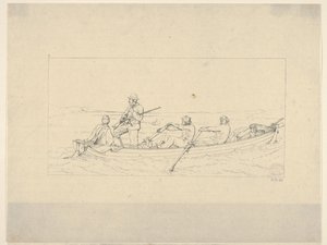 Marylanders som korsar Potomac för att gå med i södra armén från Confederate War Etchin..., 1861-63.