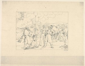 Valiant Men Dat Fite Mit Siegel från Confederate War Etchings, 1861-63. av Adalbert John Volck
