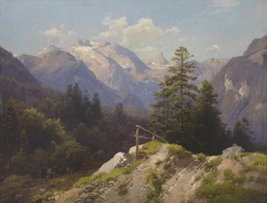 Prof. Waagen den ... Tauern från Berchtesgaden av Adalbert Waagen