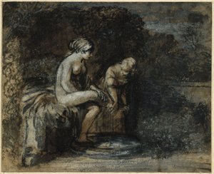 Batseba i badet av Adam Elsheimer