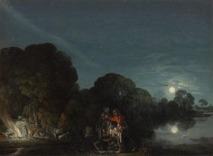 Flykten till Egypten av Adam Elsheimer