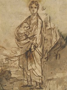 Sankt Agnes av Adam Elsheimer