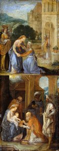 Scener ur Jungfruns liv, 1578-1610 av Adam Elsheimer