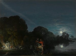 Flykten till Egypten av Adam Elsheimer