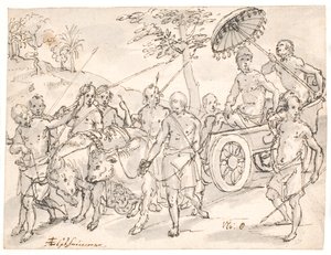 Kungen av Bali av Adam Elsheimer