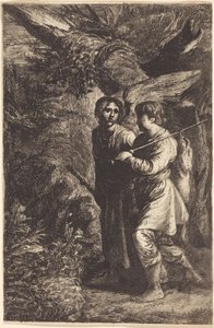 Tobias och ängeln av Adam Elsheimer